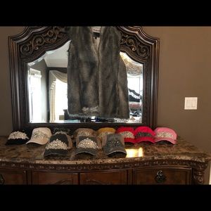 Brand new caps with bling